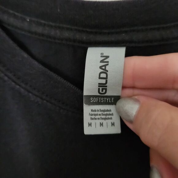 Gildan Soft Style Mens Chevrolet Graphix Black T-Shirt Size Medium - Picture 5 of 8